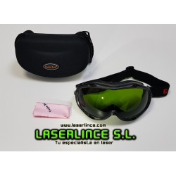 Gafas integrales de protección láser 190-470 & 800-1700nm OD5+