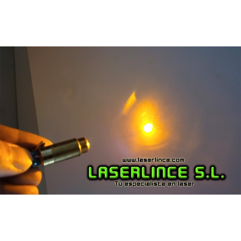 Y1 Yellow laser module 10mW (593nm) point generator NewWish