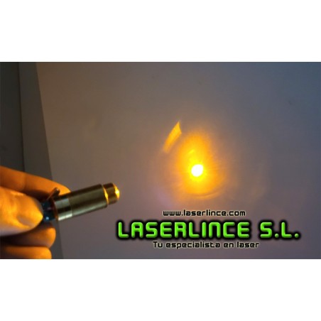 Y1 Yellow laser module 10mW (593nm) point generator NewWish