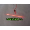 A6 Módulo láser rojo 5mW generador de línea enfocable (650 nm)