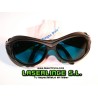 Gafas de protección para láser rojo y ultravioleta OD 5+