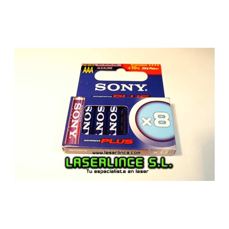 Sony Alkaline Batteries AAA 8 units