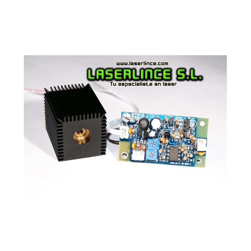 láser rojo 50mW generador de punto (650 nm)