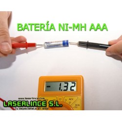 1 AAA rechargeable battery RAM: rechargeable alkaline-manganese
