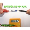 1 AAA rechargeable battery RAM: rechargeable alkaline-manganese