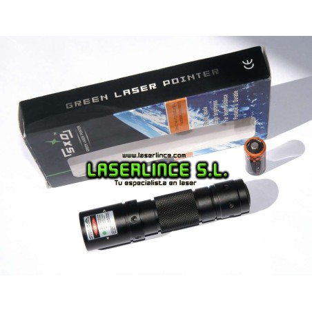 E8 Pointer 50 mW Green laser (532nm) lamp type