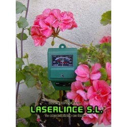 Medidor para plantas: pH, humedad y luz