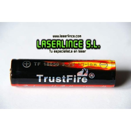 1 Rechargeable Battery 18650 2400mAh 3.7 V Trustfire