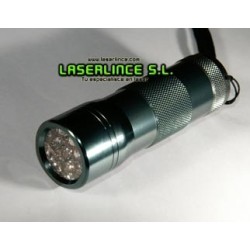 Linterna de 12 Leds Ultravioleta UV 390nm 3xAAA