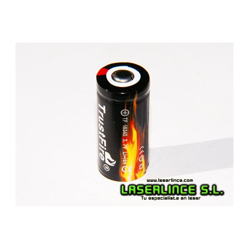 1 Rechargeable CR123A 3.7 V model TrustFire TF 16340