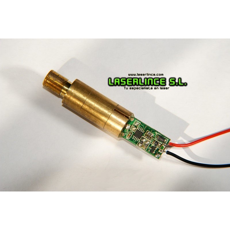 laser verde generador de punto 80mW 532nm