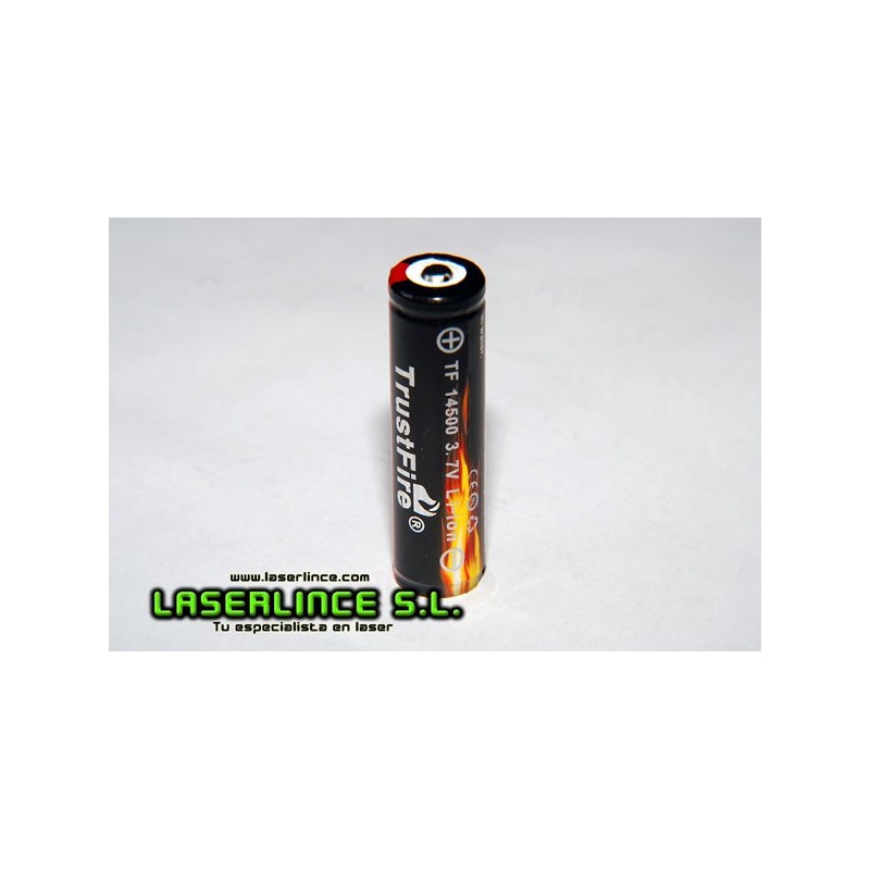 1 Rechargeable Battery 900mAh 3.7 V TF  14500 Trustfire
