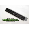 Picatinny Rail with screws coupled to 6-way