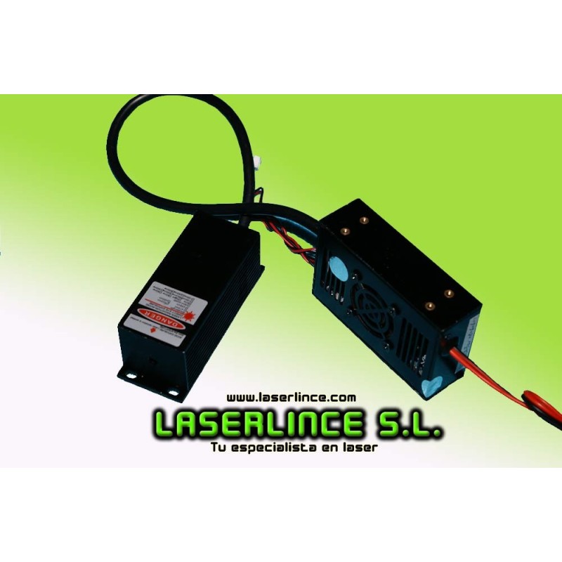 Módulo láser verde 1000mW (1W) (532nm) para laboratorio 220V