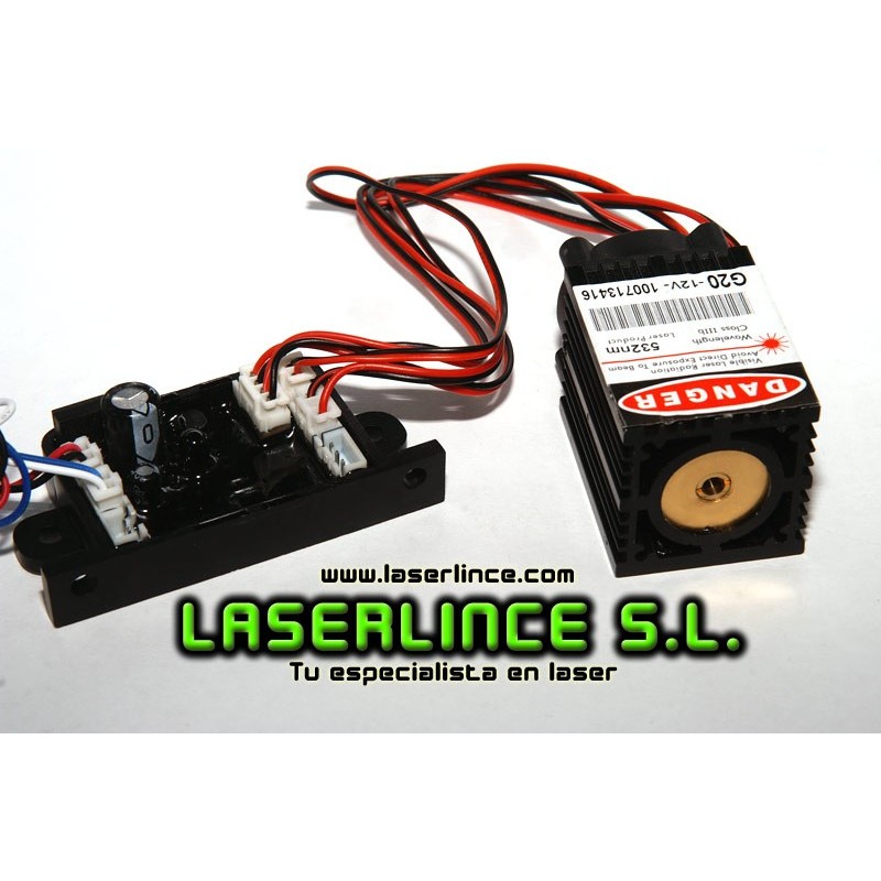 B1 60mW green laser point generator with fan (532 nm)