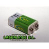 Batería recargable 9V de 300mAh Ni-MH