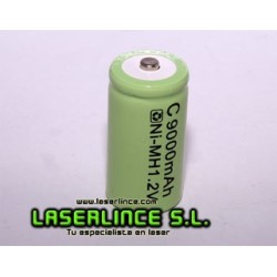 Batería recargable C 1,2V de 9000mAh  Ni-MH