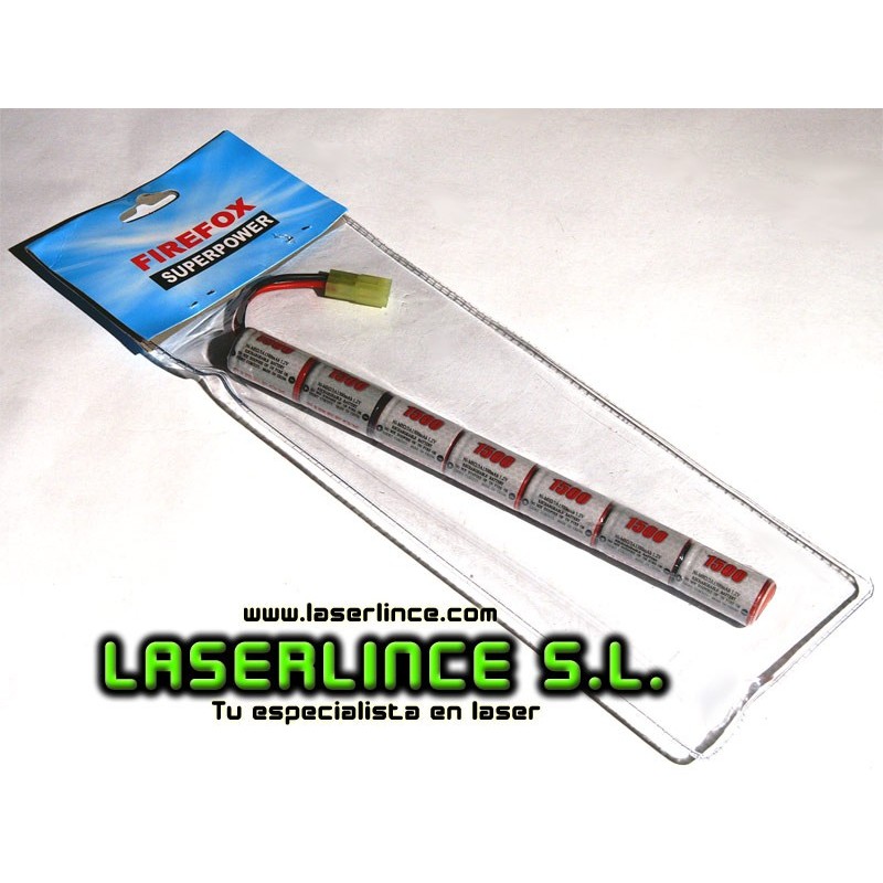 Batería recargable 8,4V de 1500mAh Ni-MH Firefox