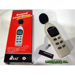 Sonómetro Medidor de decibelios digital, f: 300Hz hasta 8k Hz
