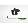 Montura de aluminio abrazadera de 25mm con carril 20mm