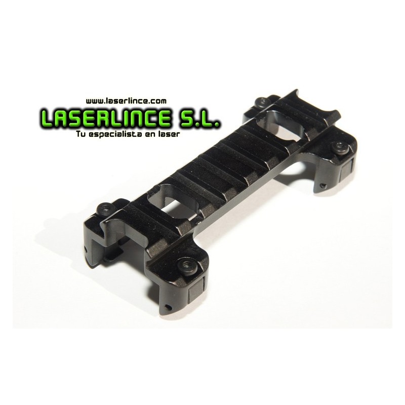 Montura de aluminio compacta MP5 y G3 con carril 20mm Picatinny