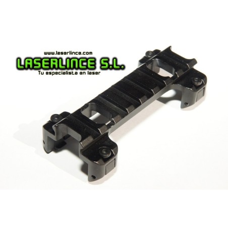 Montura de aluminio compacta MP5 y G3 con carril 20mm Picatinny