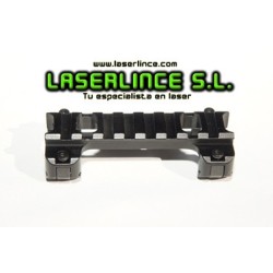 Montura de aluminio compacta MP5 y G3 con carril 20mm Picatinny