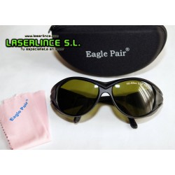 Gafas de protección para láser violeta y ultravioleta OD 4+