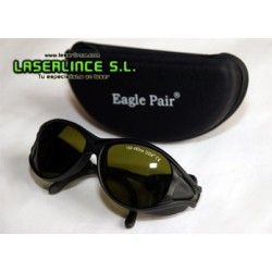 Gafas de protección para láser violeta y ultravioleta OD 4+