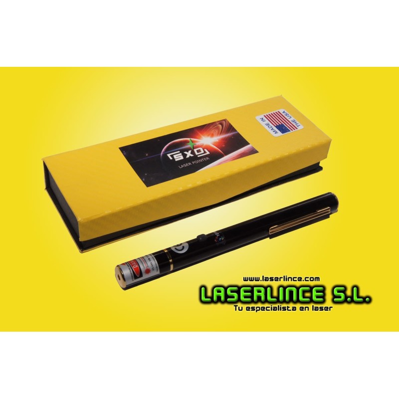 Puntero láser amarillo 5mW (593,5nm)