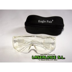 Gafas de protección láser ultravioletade 190 a 400nm OD 5+