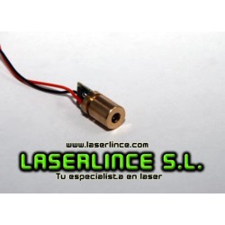 A9 Módulo láser rojo 5mW generador de punto 650nm ø=6mm