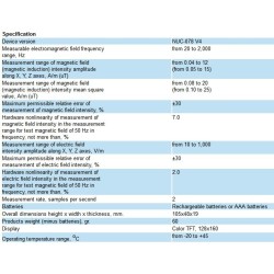 Medidor de Campo Electromagnético tridimensional Impulse SOEKS