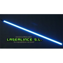 Cinta de luz electroluminiscente 100cm X 2,5cm azul