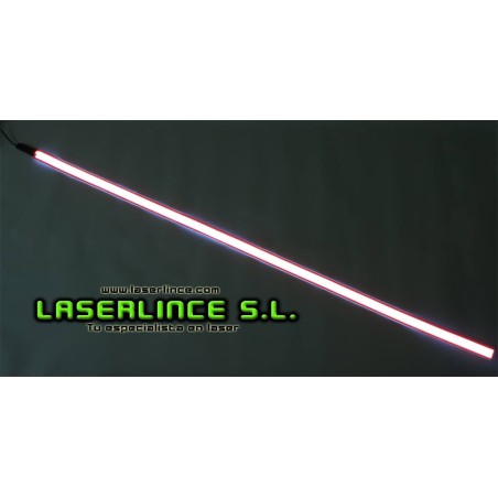 Electroluminescent light strip 100cm X 2.5 cm red