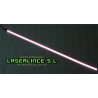 Cinta de luz electroluminiscente 100cm X 2,5cm rojo