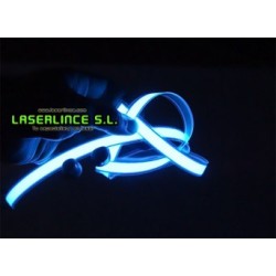 Cinta de luz electroluminiscente 100cm X 2,5cm amarilla