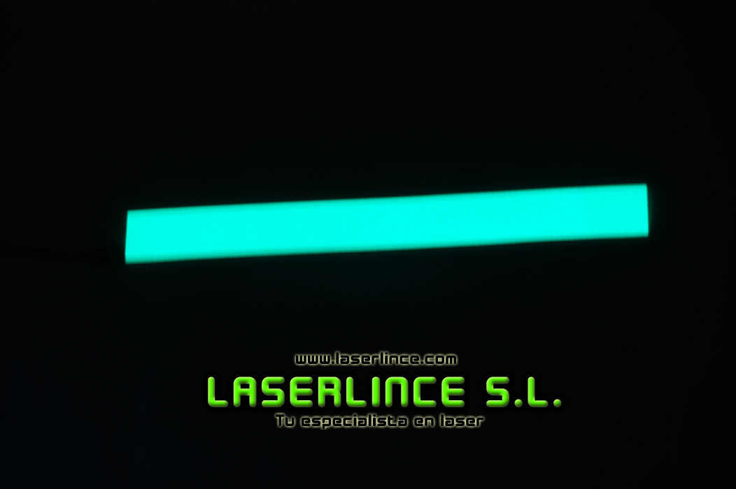 Electroluminescent light strip 30.5 cm X 3.2 cm green