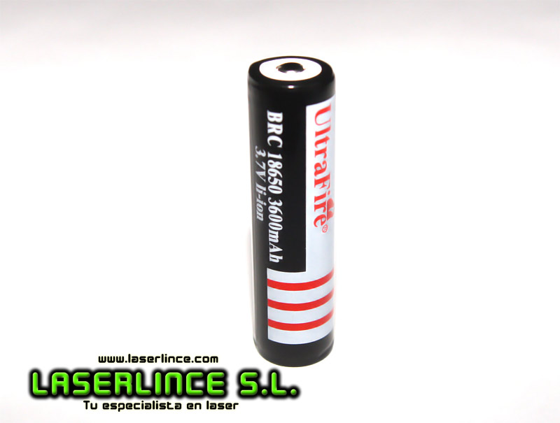 1 Batería recargable 18650 3600mAh 3,7V UltraFire sistema PCB