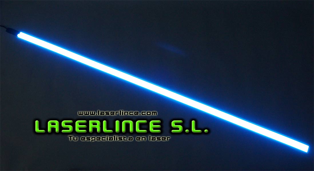 Electroluminescent light strip 100cm X 2.5 cm blue