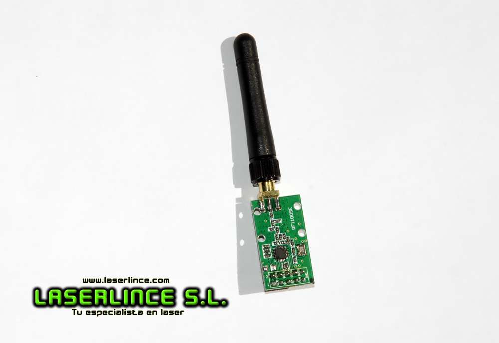 Transceptor Inalámbrico 915 MHz CC1101 para control remoto